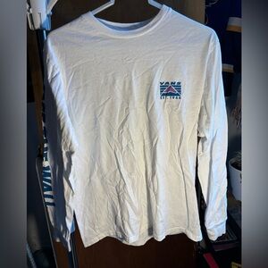 Vans White Graphic Long Sleeve Shirt